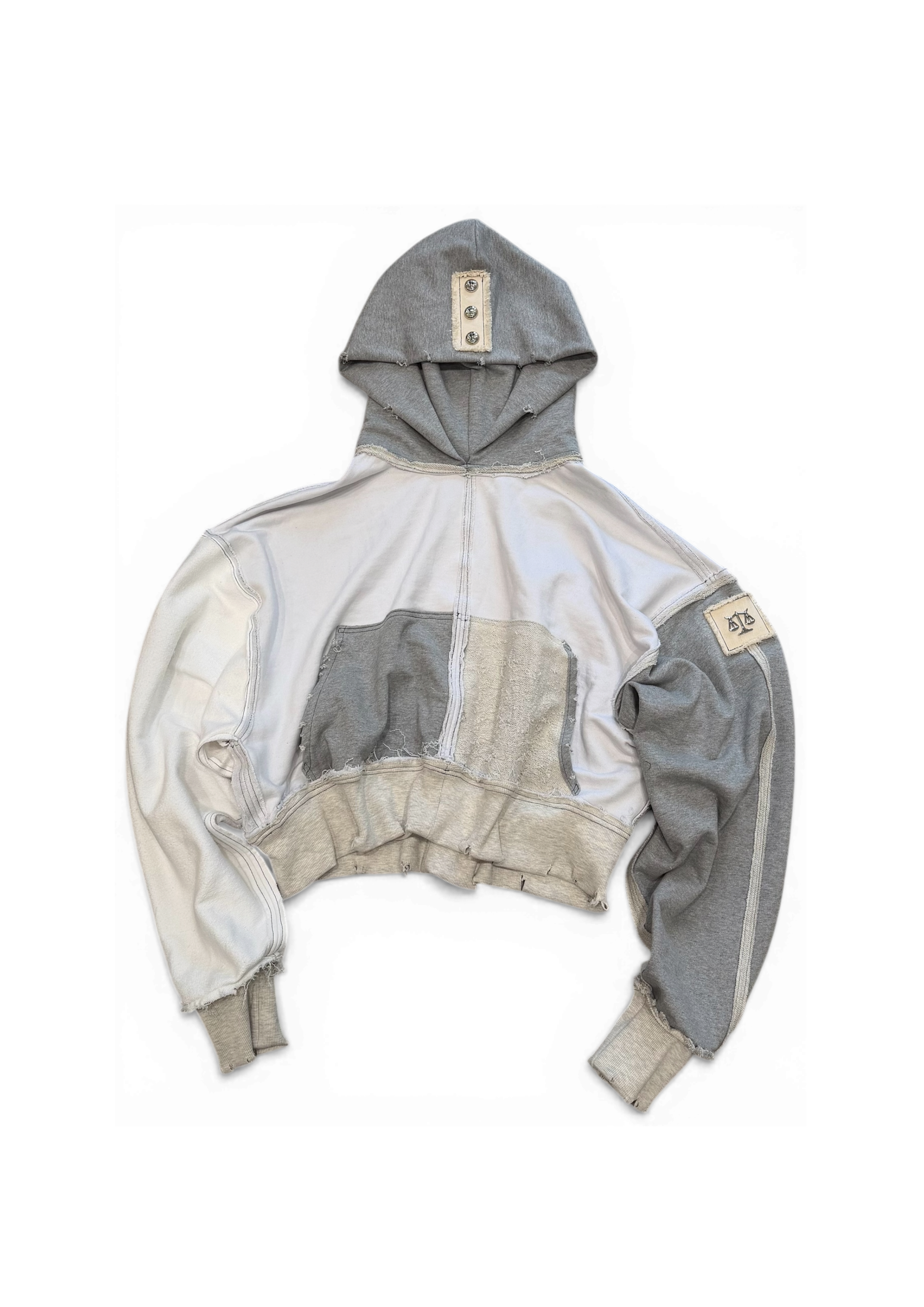 ミィ◆◆Remake Patchwork Hoodie◆◆free RECONSTRUCTED PATCHWORK HOODIE (1 OF 1) #65 – EXEMPLAR