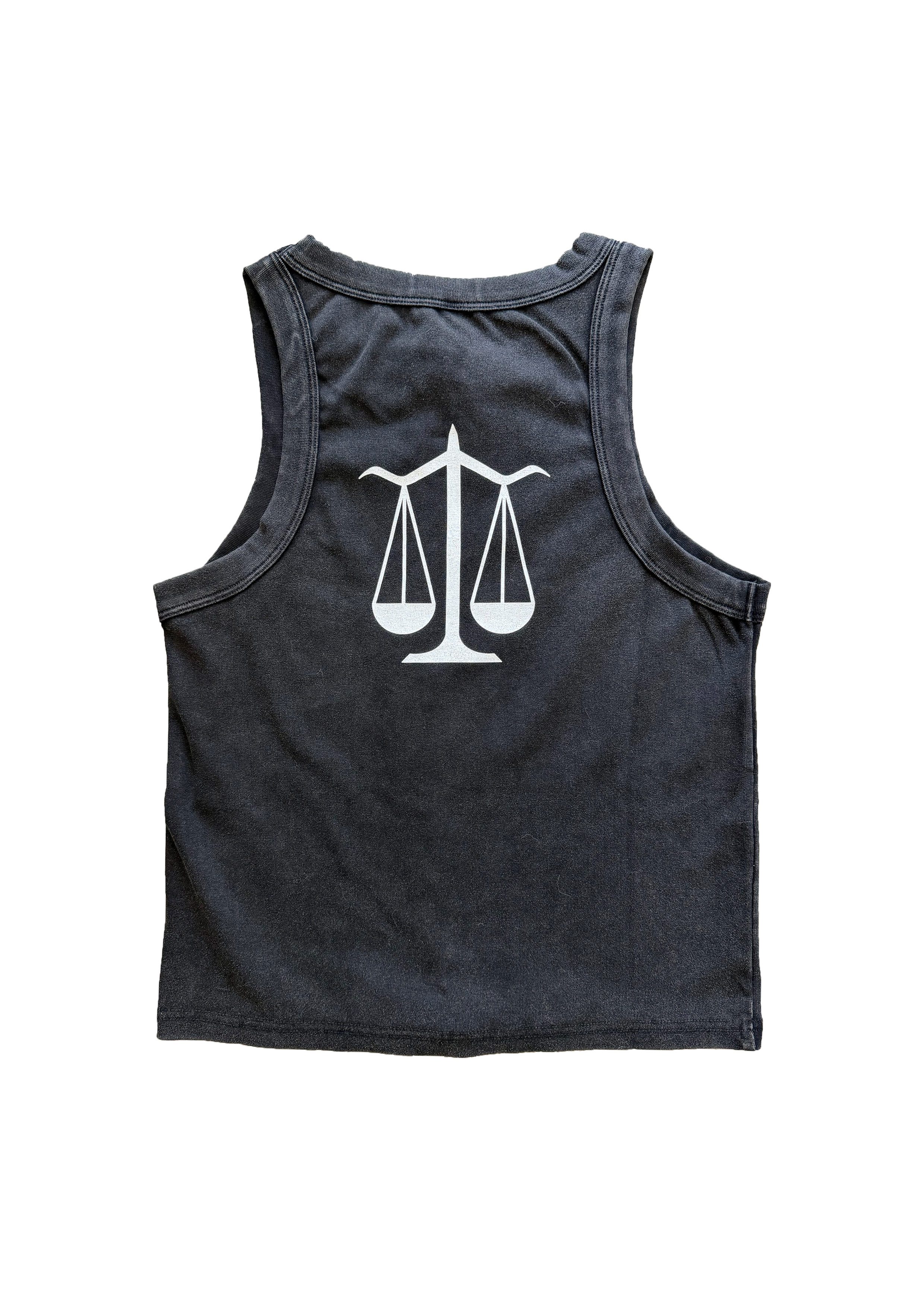 SCALE ZIP RIBBED TANK-5
