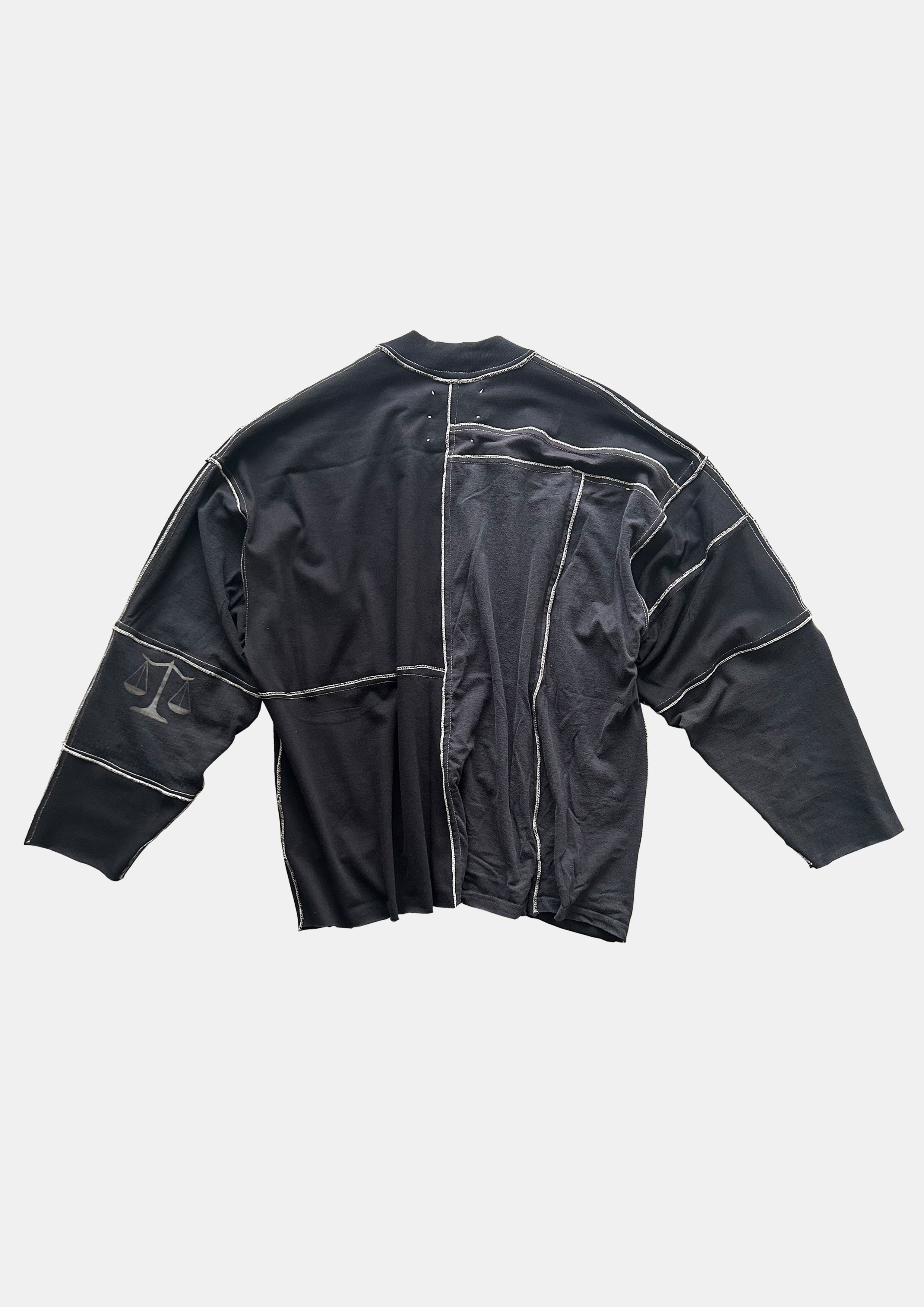 RECONSTRUCTED OVERSIZED LONGSLEEVE TEE (1 OF 1) #34-2