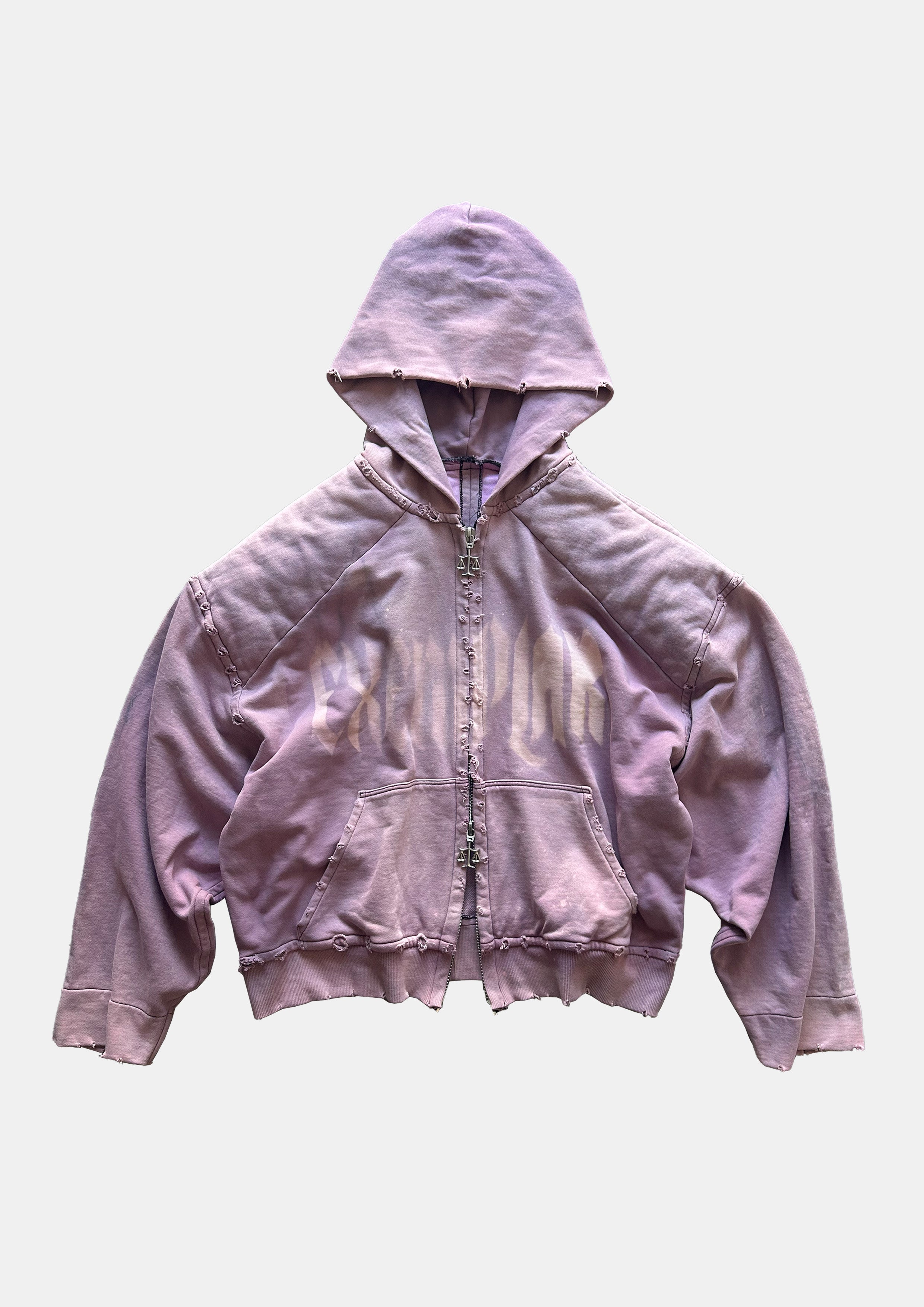 RECONSTRUCTED PADDED SHOULDER HOODIE (1 OF 1) #53