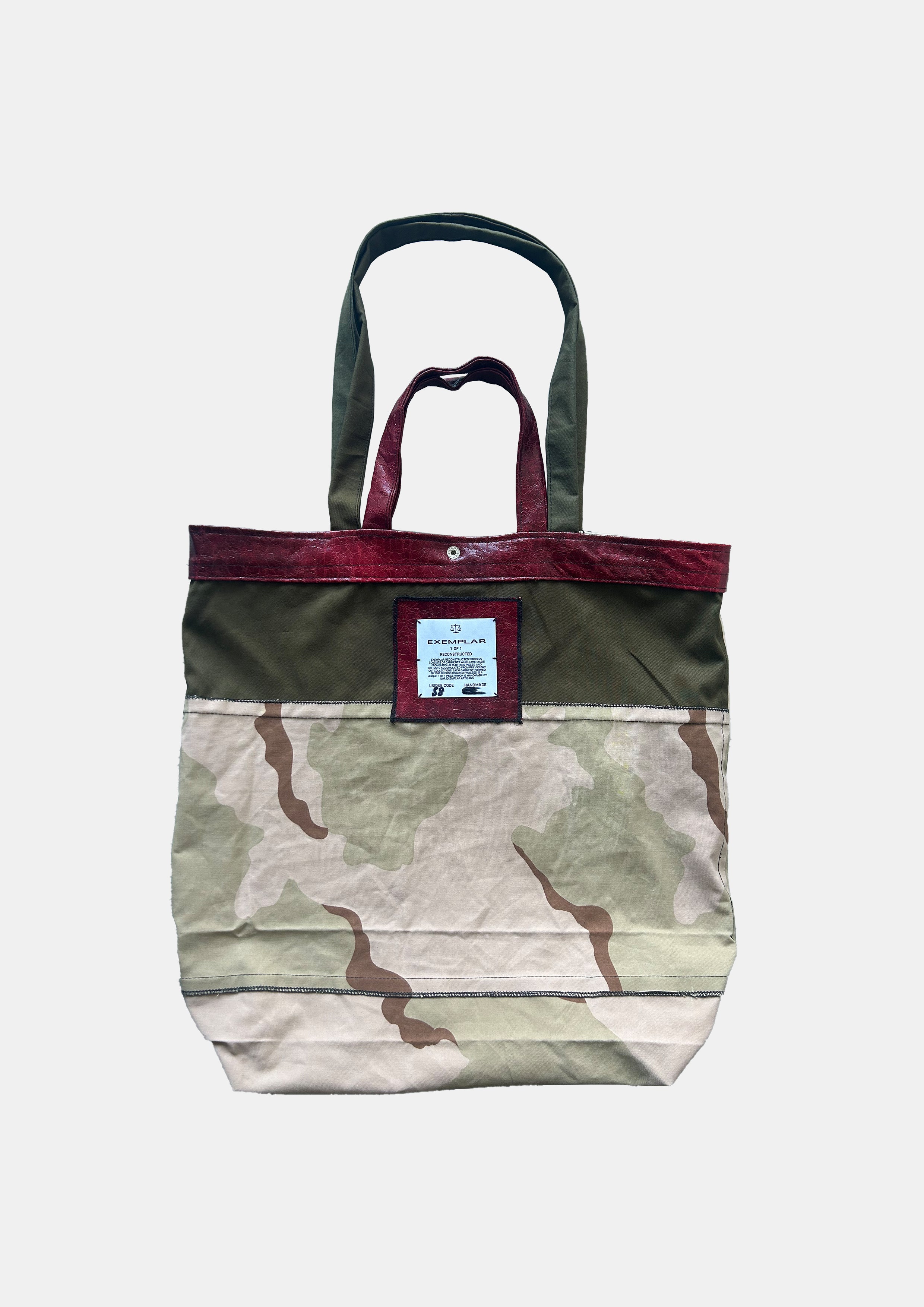 RECONSTRUCTED PATCHWORK TOTE BAG (1 OF 1) #58