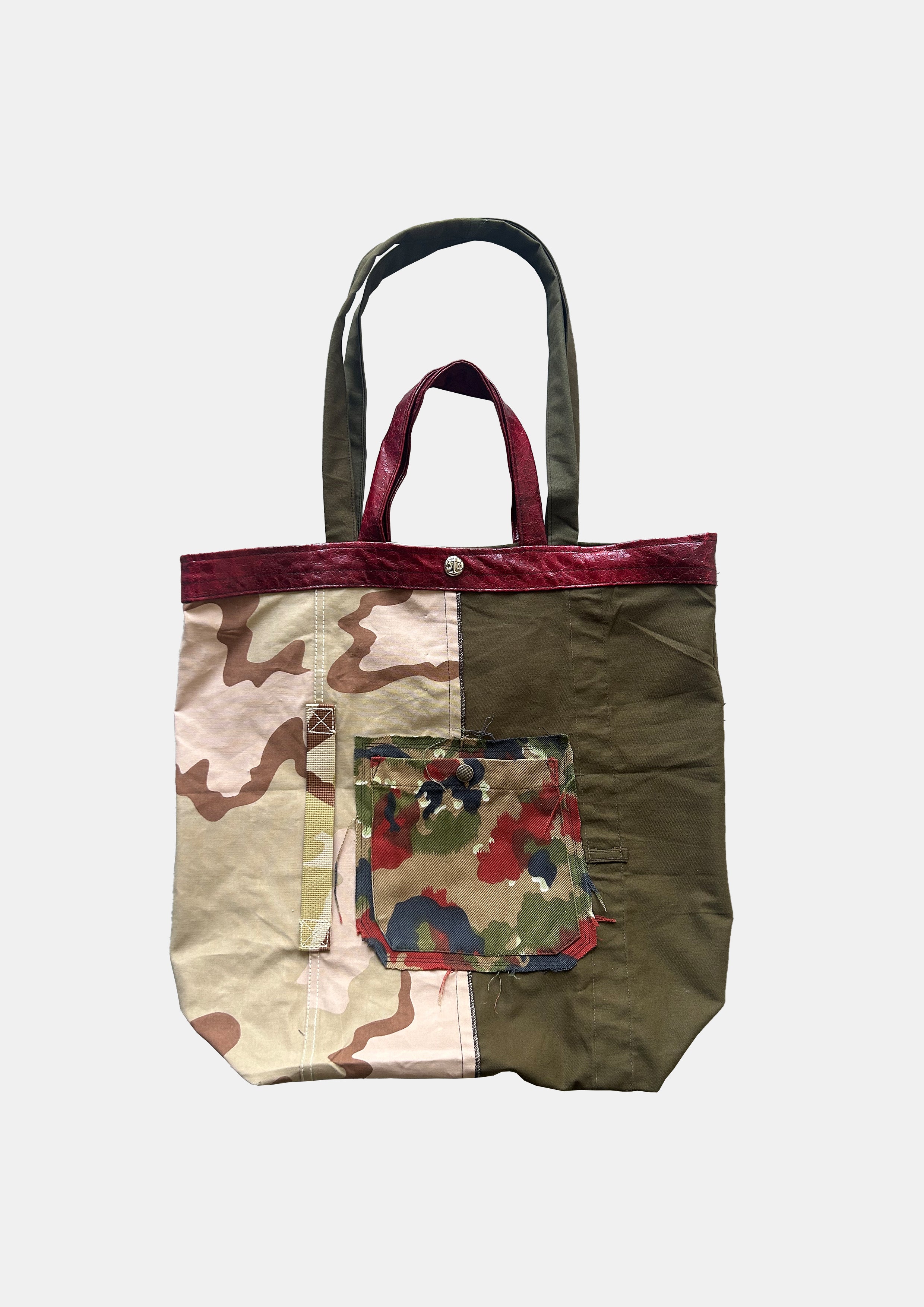 RECONSTRUCTED PATCHWORK TOTE BAG (1 OF 1) #58