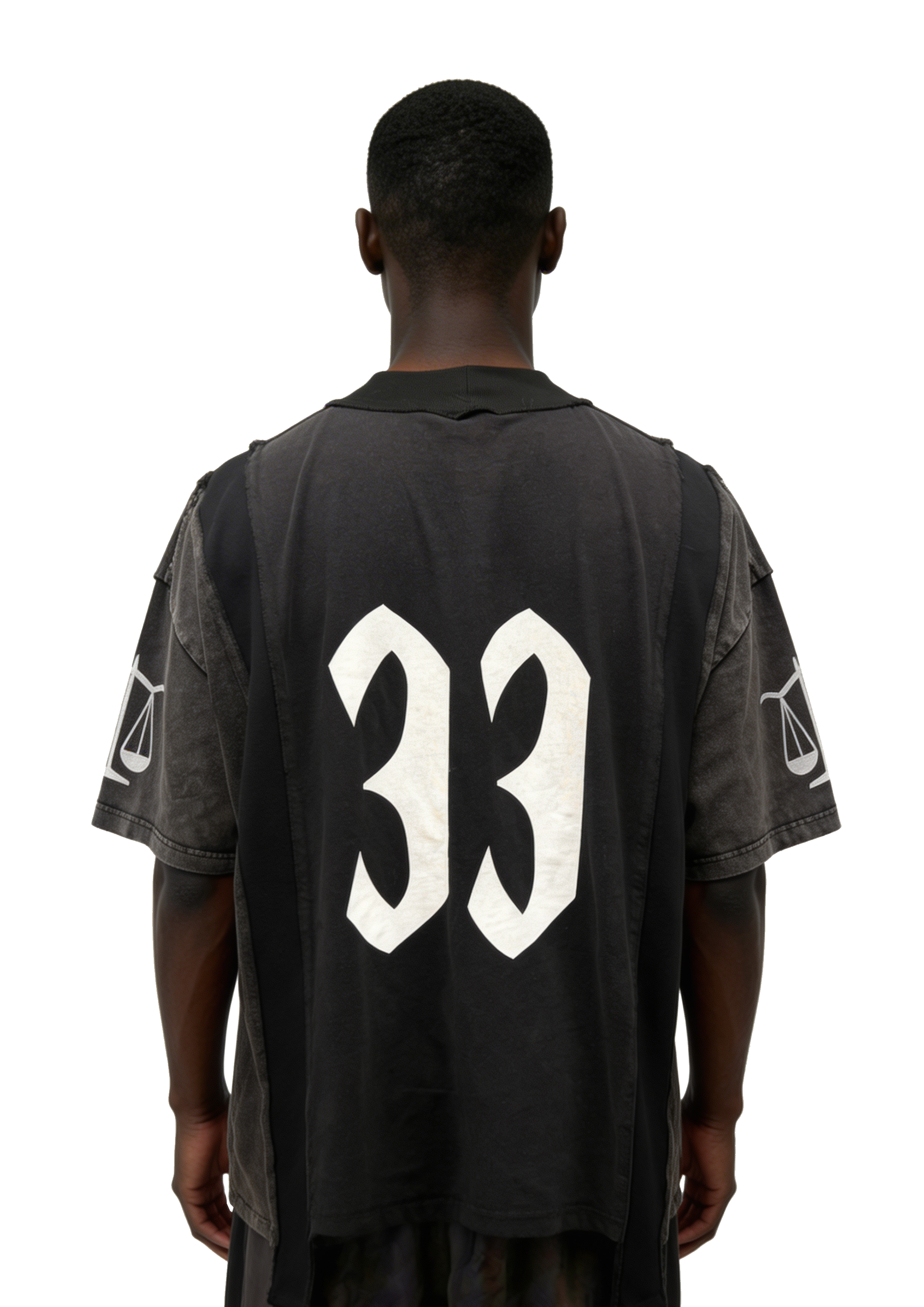 PANELLED TEE