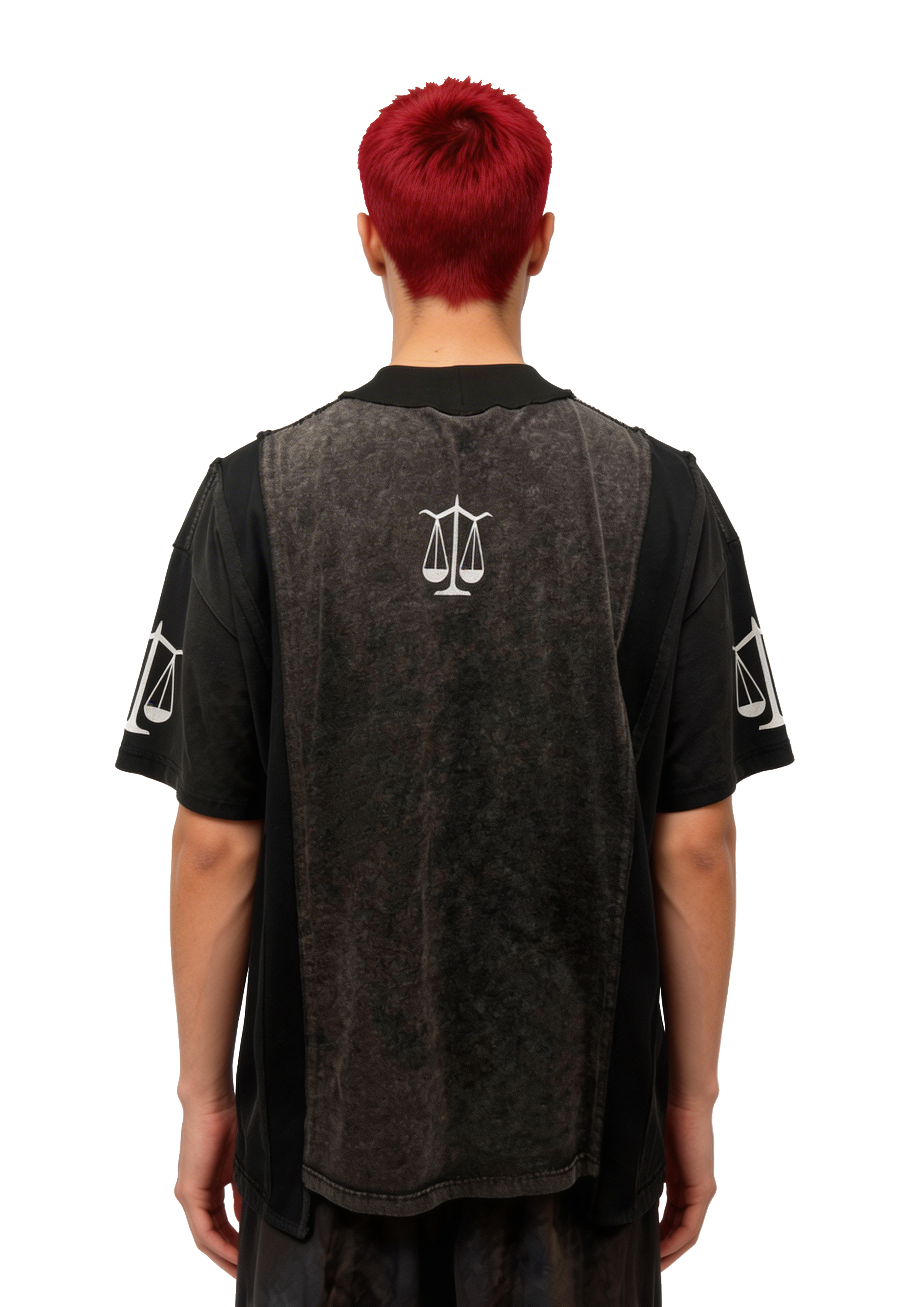 PANELLED TEE