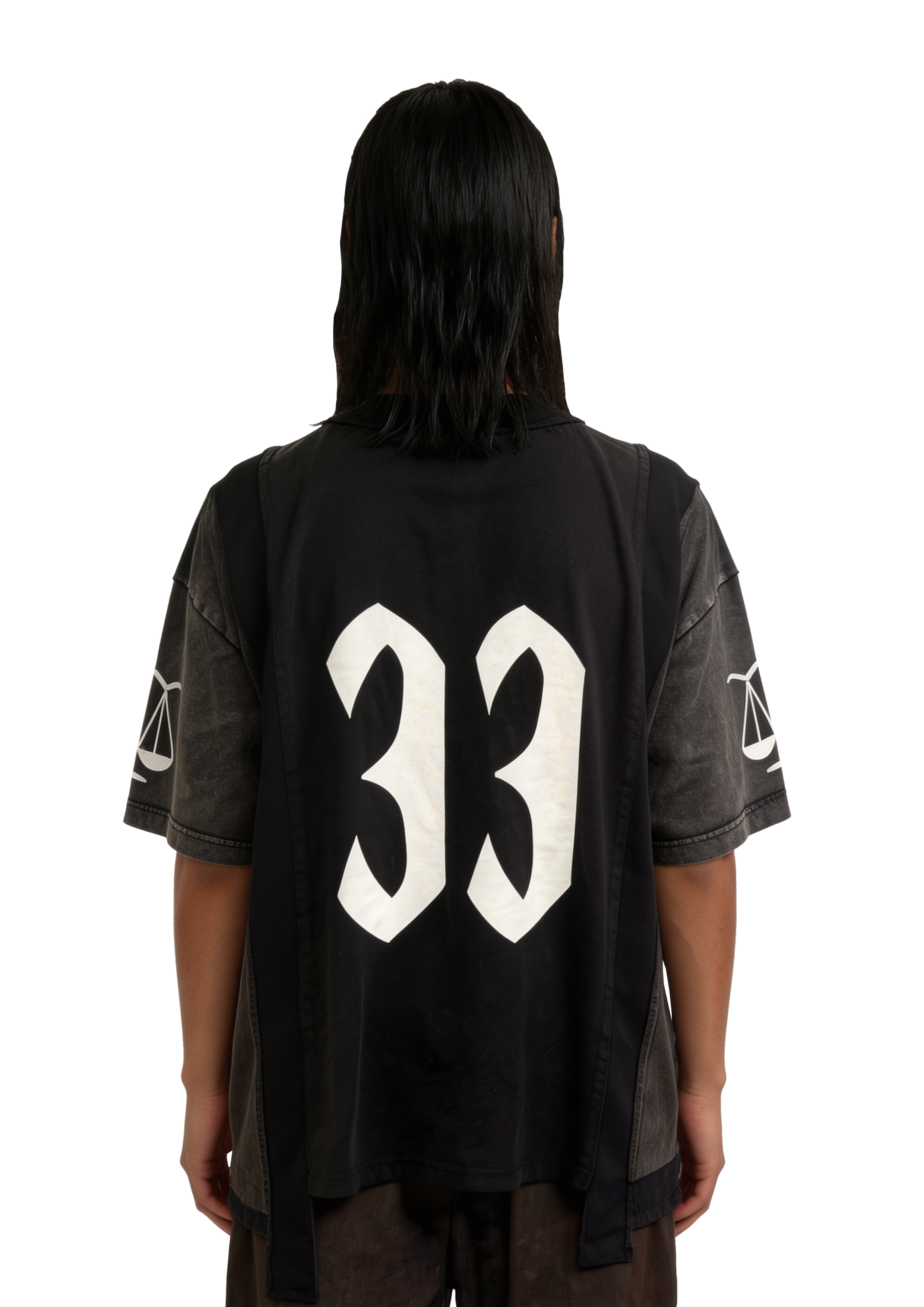 PANELLED TEE