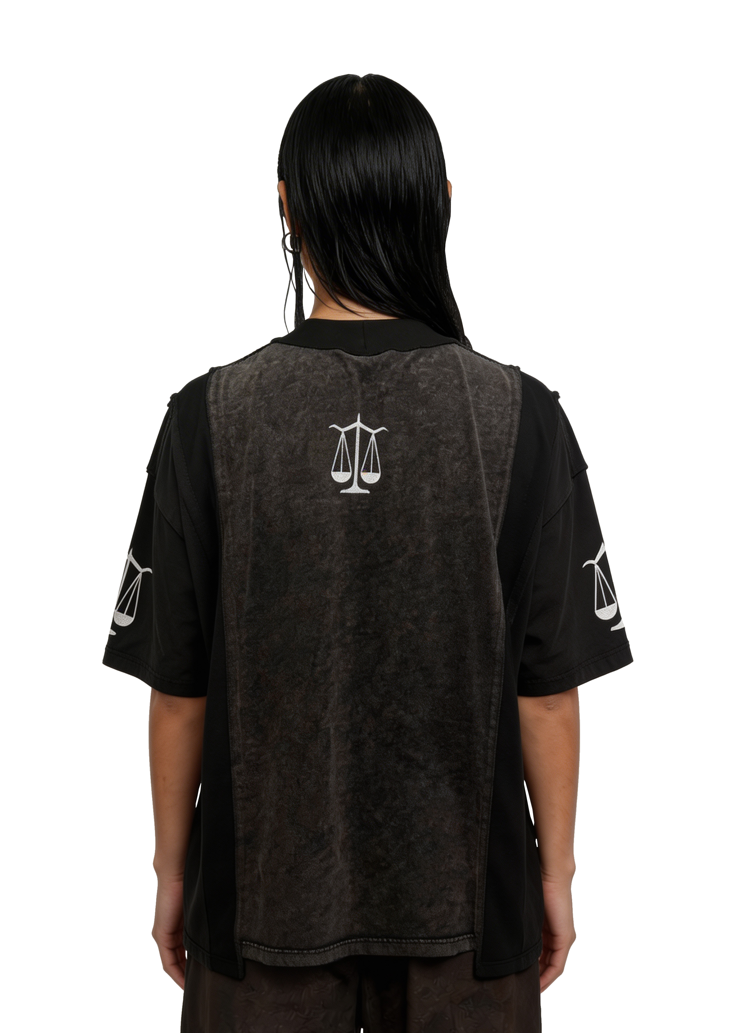 PANELLED TEE