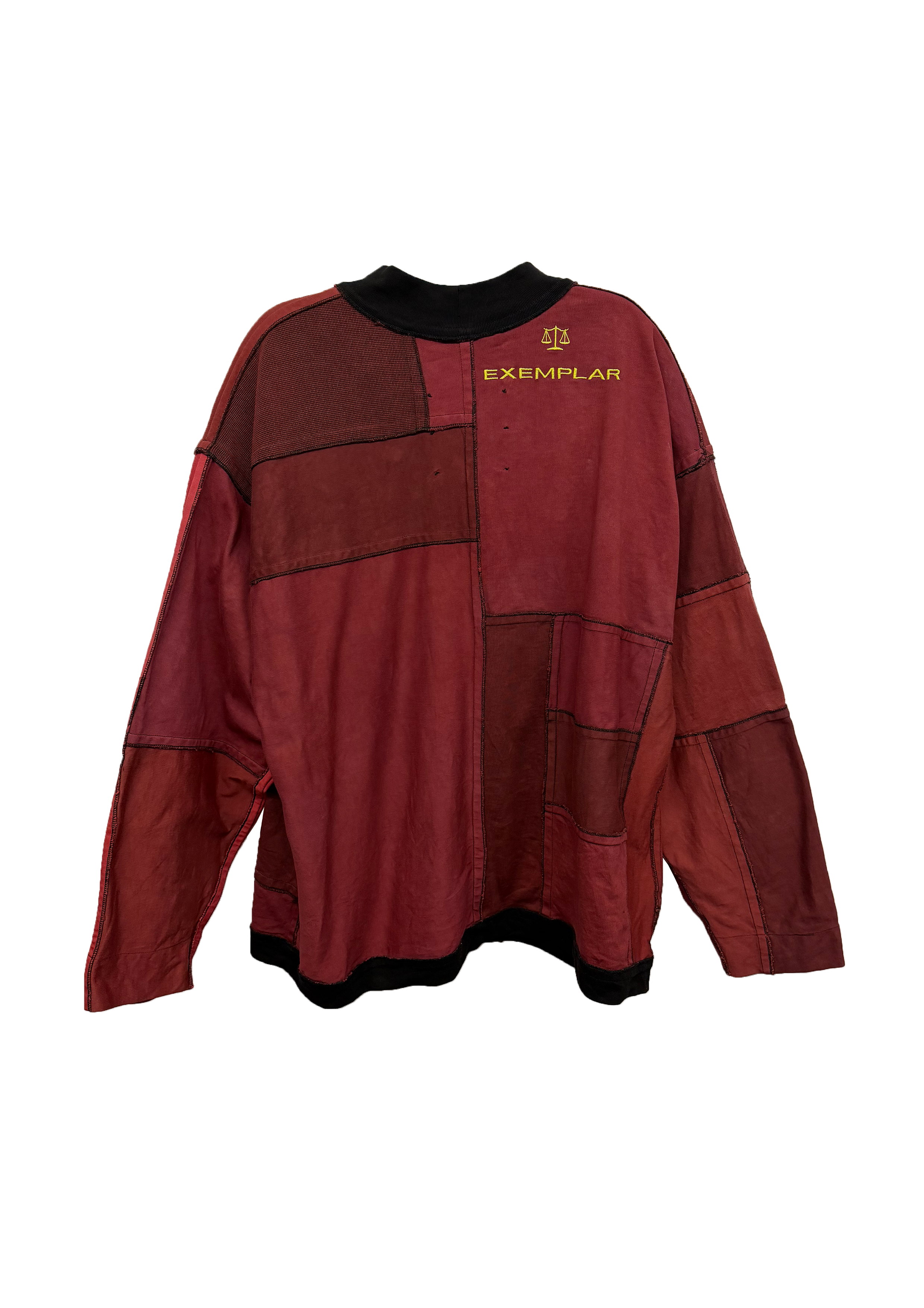 RECONSTRUCTED PATCHWORK LONGSLEEVE TEE (1 OF 1) #71-2
