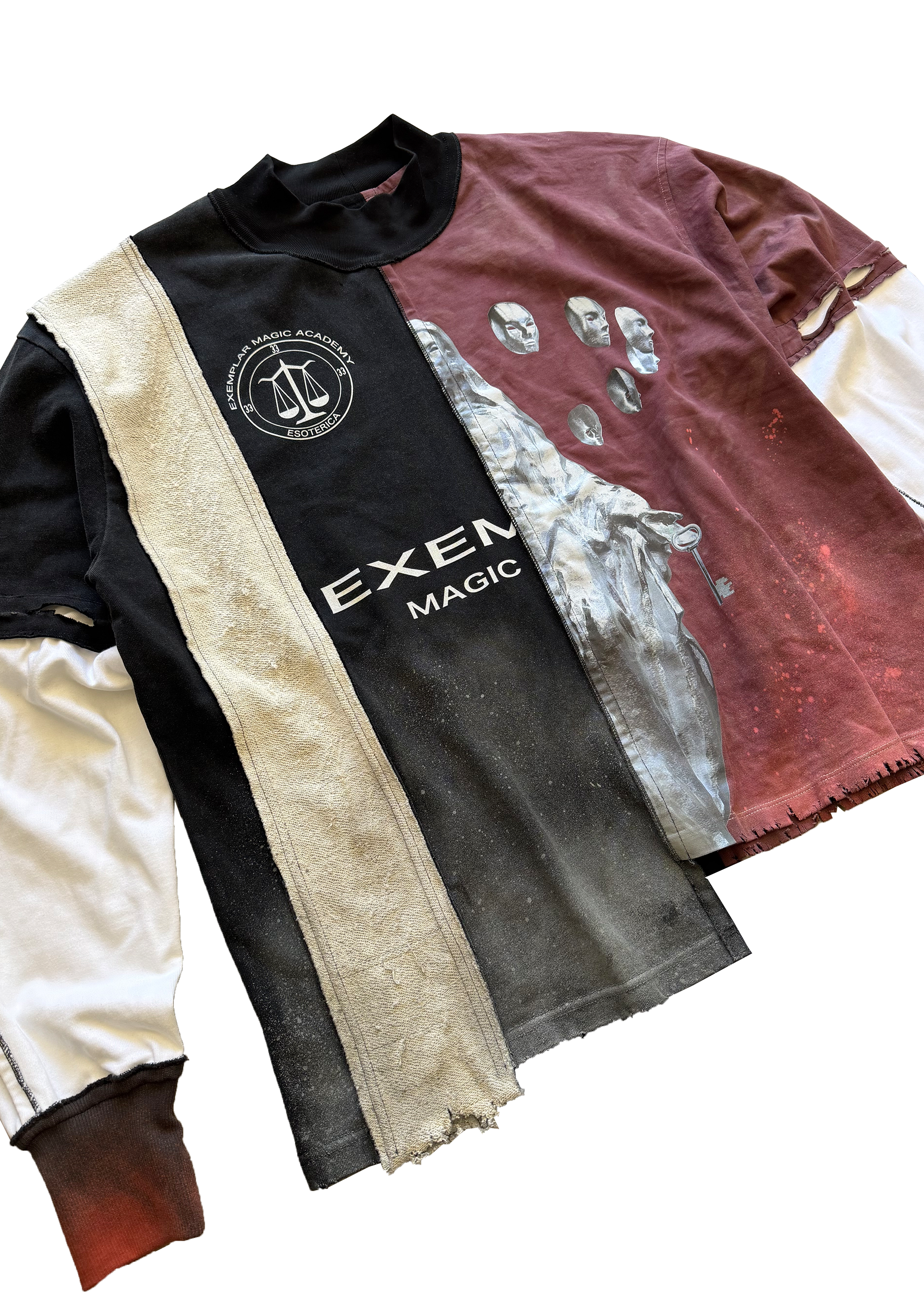 RECONSTRUCTED LONGSLEEVE TEE (1 OF 1) #67-3