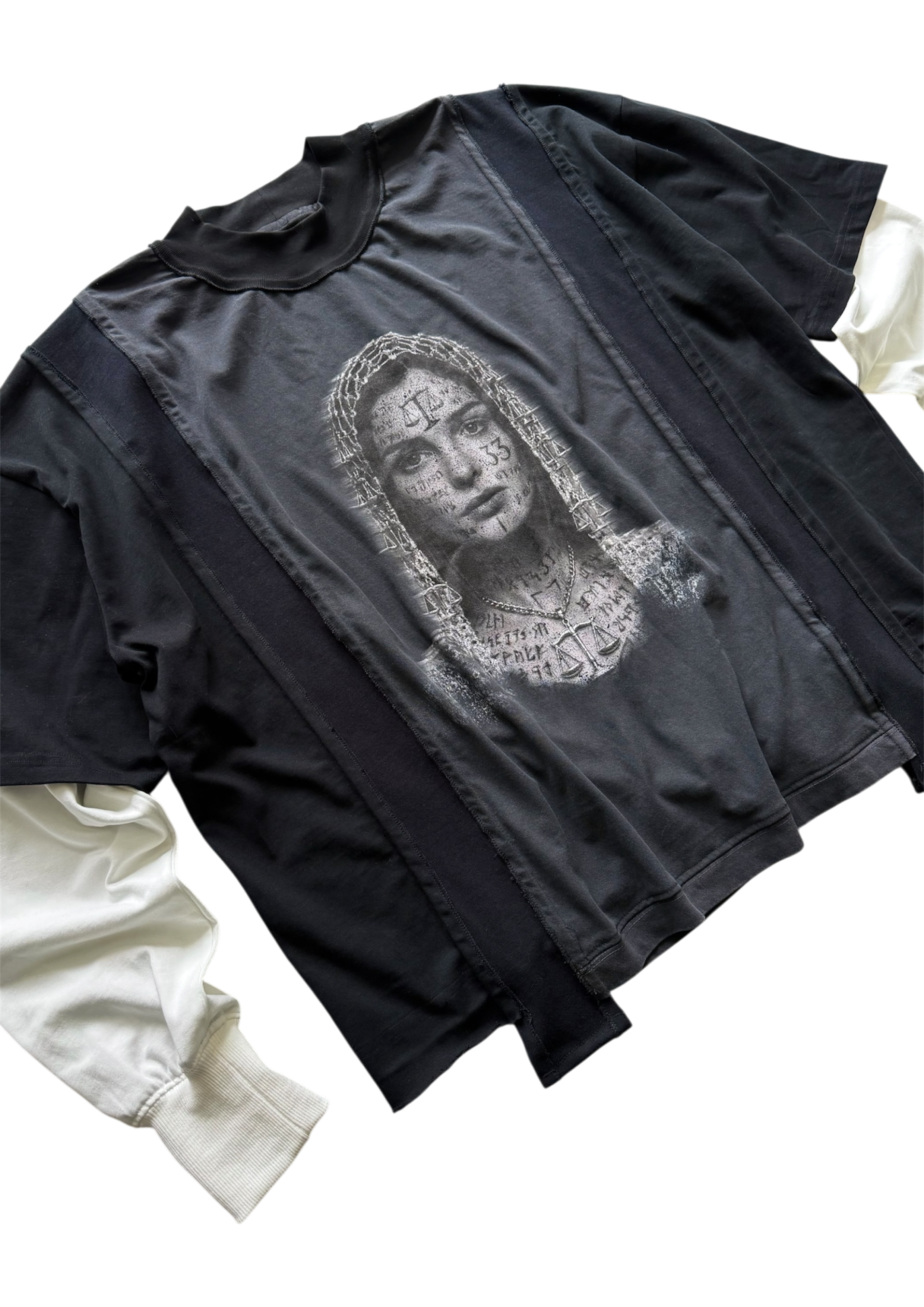 PANELLED LONGSLEEVE TEE-4
