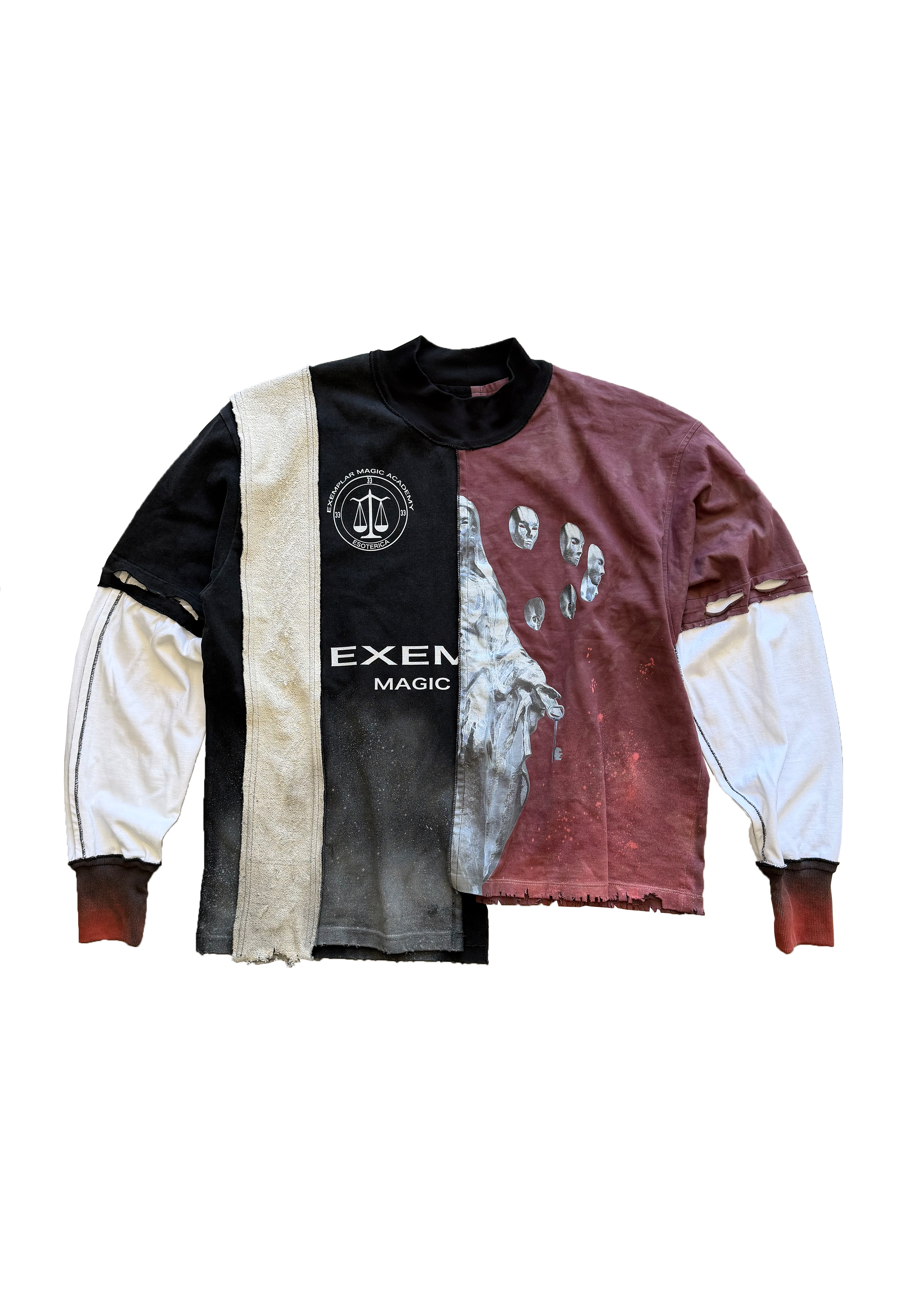 RECONSTRUCTED LONGSLEEVE TEE (1 OF 1) #67-1