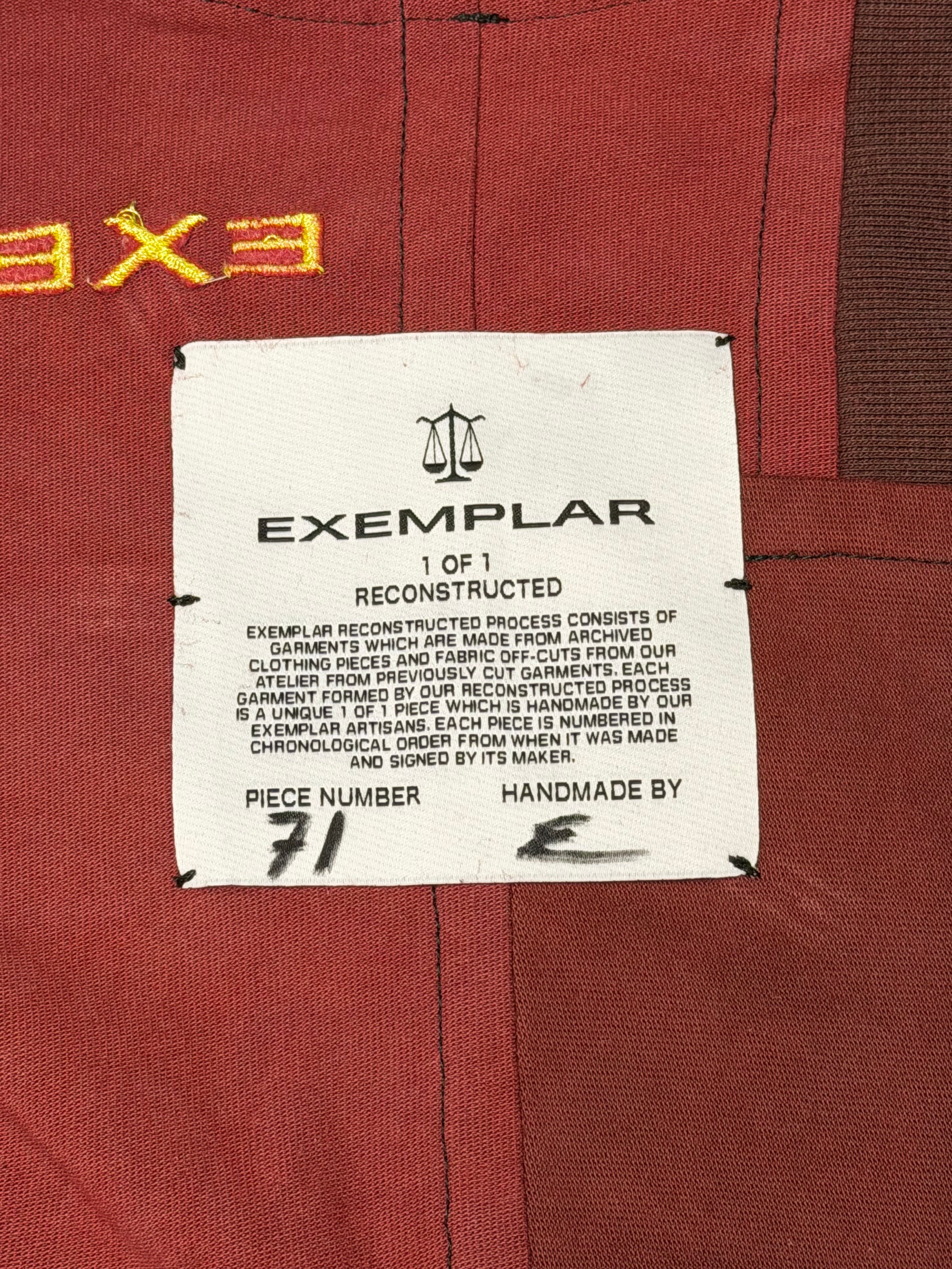 RECONSTRUCTED PATCHWORK LONGSLEEVE TEE (1 OF 1) #71-3